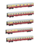 Pirata LC6118 - N - 5-tlg. Set Personenwagen TEE Televisore, FS, Ep. IV